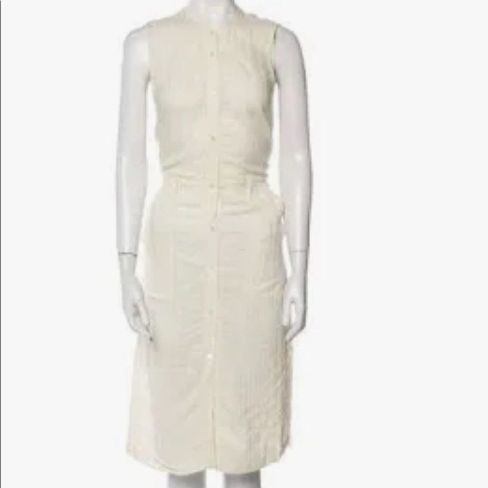 Theory Acetate Midi Dress